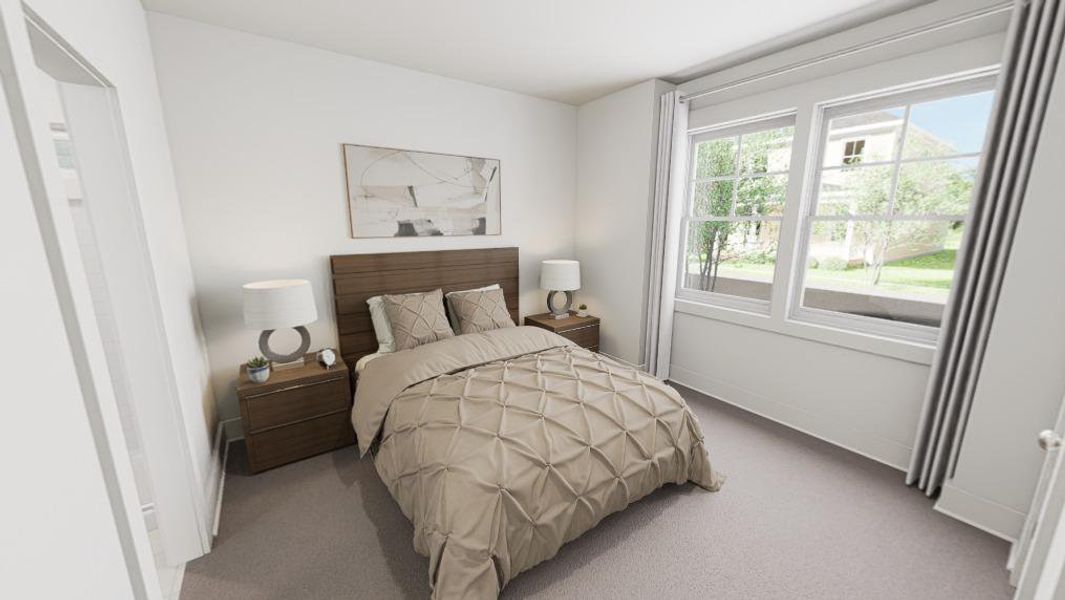 Furnished interior view inside a new home in Wendell Falls, Wendell (Image 9).