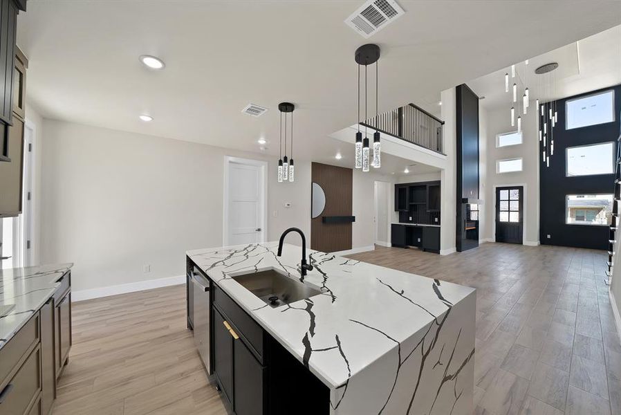Furnished interior view inside a new home in , Fort Worth (Image 8).