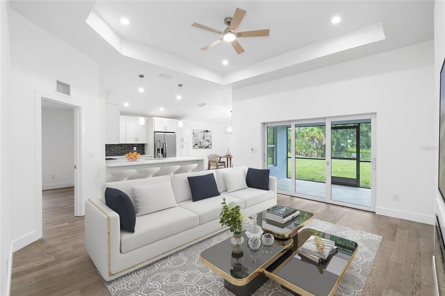Furnished interior view inside a new home in , Rotonda West (Image 5).