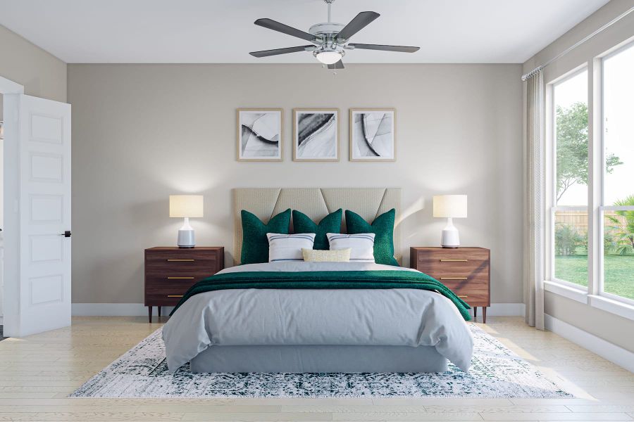 Furnished interior view inside a new home in Trillium, Richmond (Image 10).