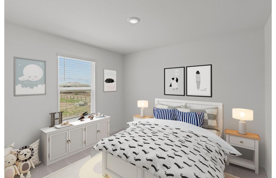 Representative furnished interior of a home built from the Sandalwood by Centex in Davis Ranch, San Antonio (Image 5).