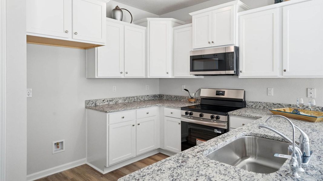 Furnished interior view inside a new home in Chateau Nemours, Port Saint Joe (Image 10). Furnished interior view inside a new home in Chateau Nemours, Port Saint Joe (Image 10).