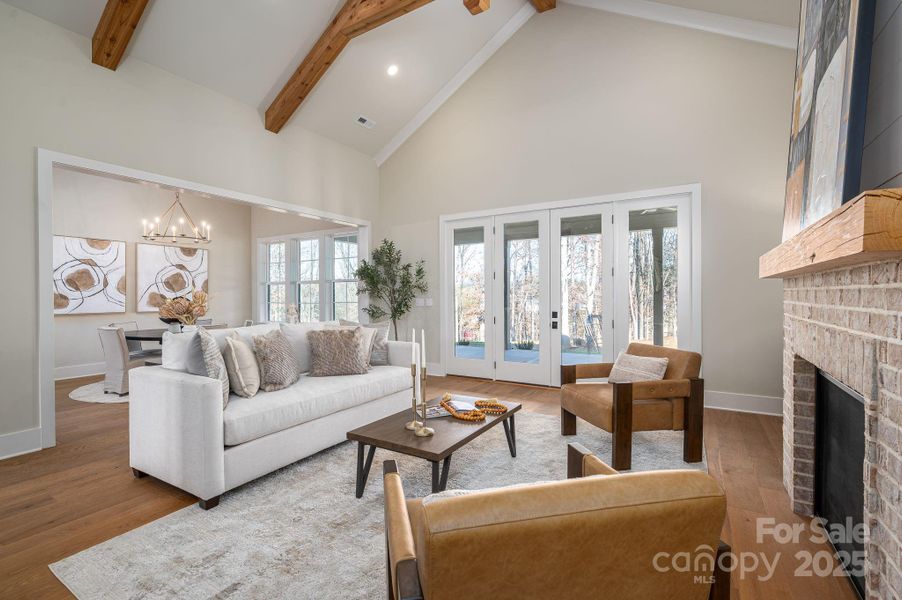 Furnished interior view inside a new home in , Belmont (Image 39).