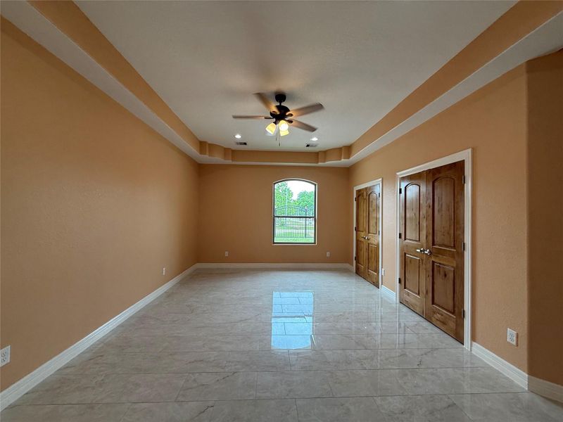 primary bedrooms
