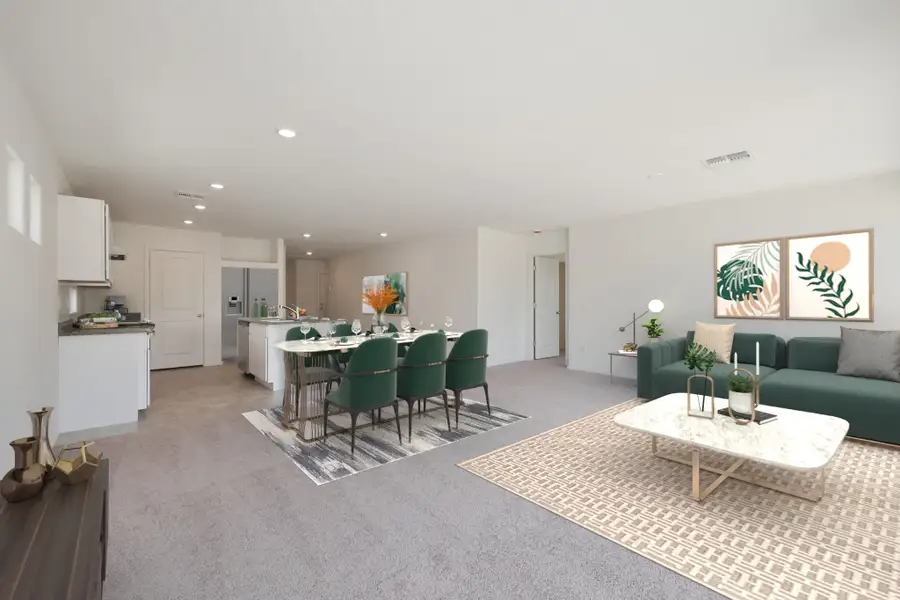 Furnished interior view inside a new home in Cross Creek Ranch, Coolidge (Image 4).