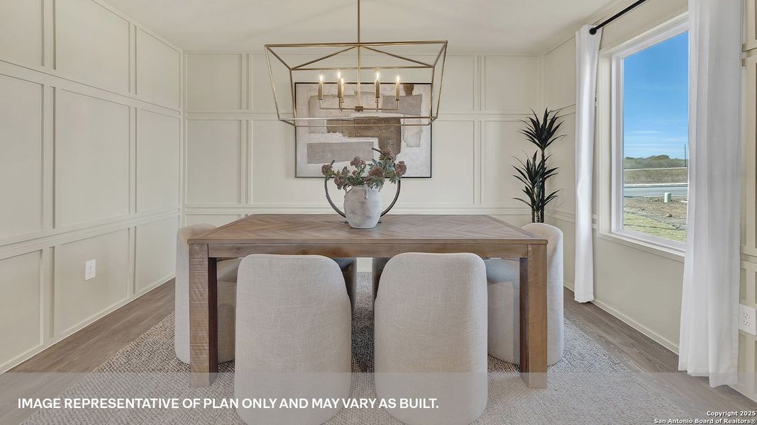 Furnished interior view inside a new home in Sunset Oaks, Maxwell (Image 8).