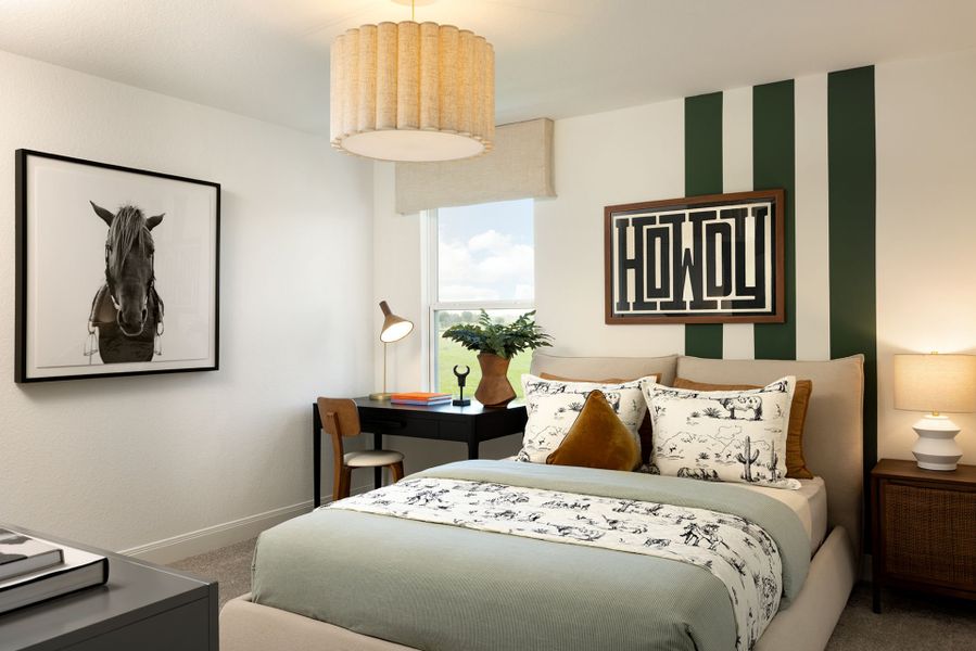 Furnished interior view inside a new home in Patterson Ranch, Georgetown (Image 11).
