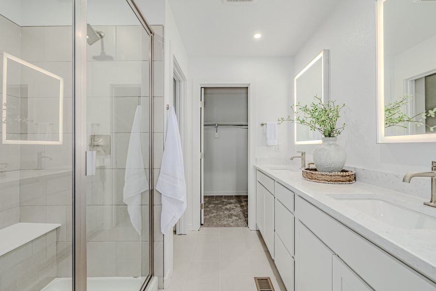 Furnished interior view inside a new home in The Hub at Virginia Village, Denver (Image 25).