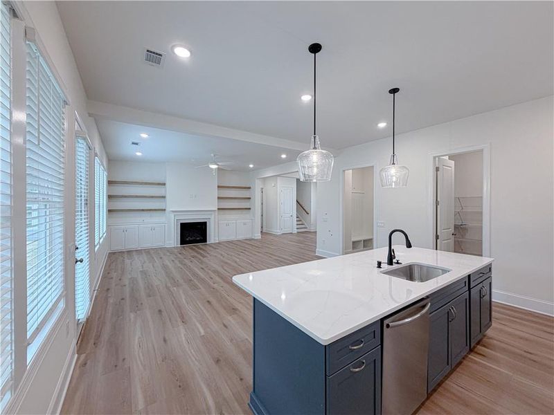 Furnished interior view inside a new home in Ashbury Commons, Powder Springs (Image 5).