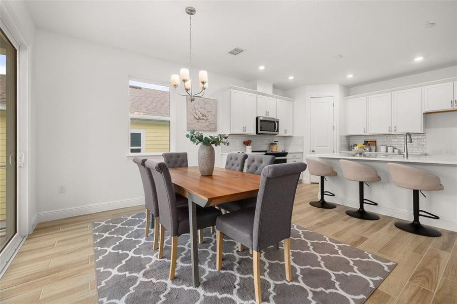 Furnished interior view inside a new home in Green Key Village, Lady Lake (Image 10).