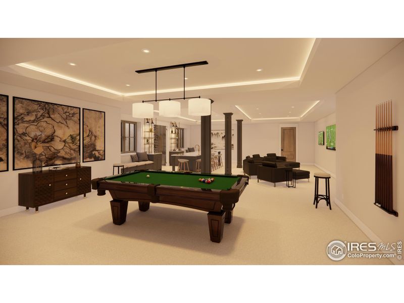 Furnished interior view inside a new home in , Fort Collins (Image 23).