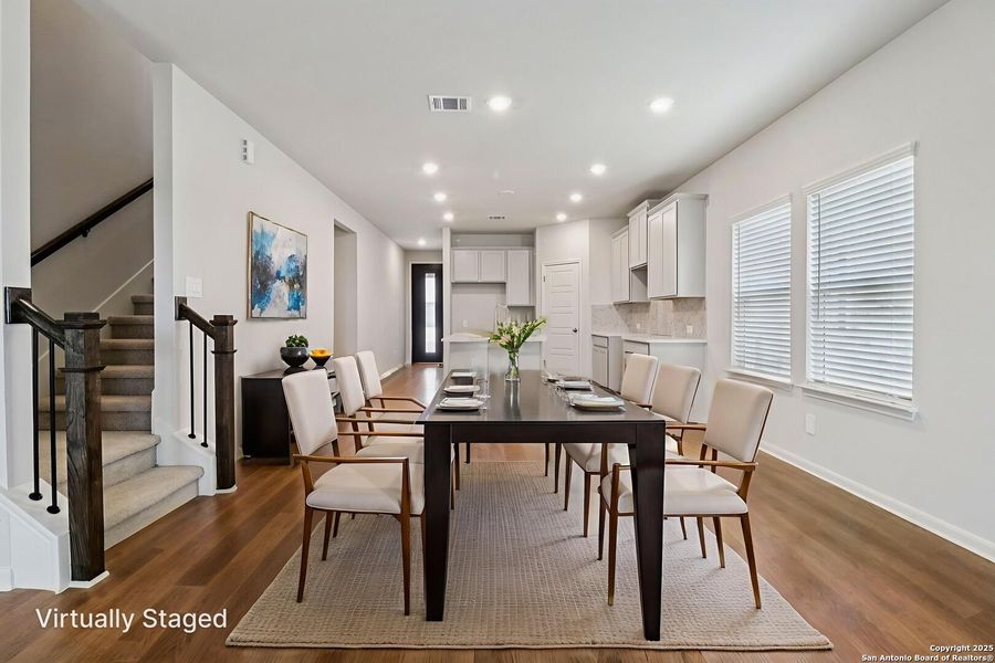 Furnished interior view inside a new home in Sagebrooke - Premier Series, San Antonio (Image 4). Furnished interior view inside a new home in Sagebrooke - Premier Series, San Antonio (Image 4).