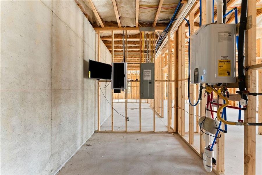 In-progress construction of a new home in , Gainesville, GA (Image 46).