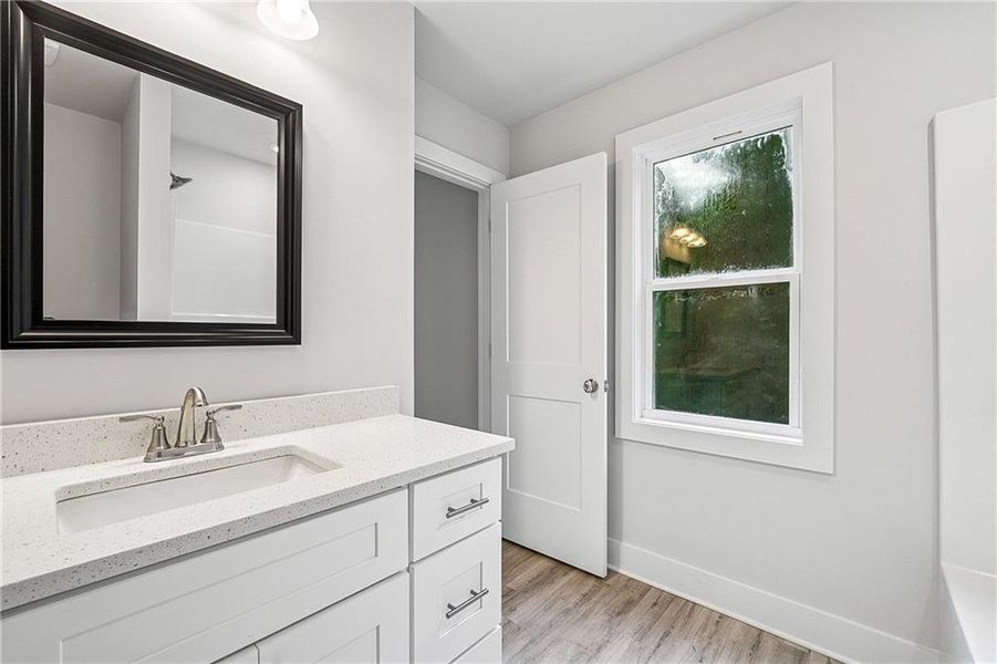 Furnished interior view inside a new home in , Gainesville (Image 2).
