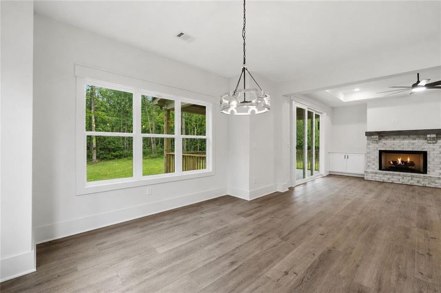 Spacious, unfurnished interior of a new home in Autumn Brook, Canton (Image 29). Spacious, unfurnished interior of a new home in Autumn Brook, Canton (Image 29).