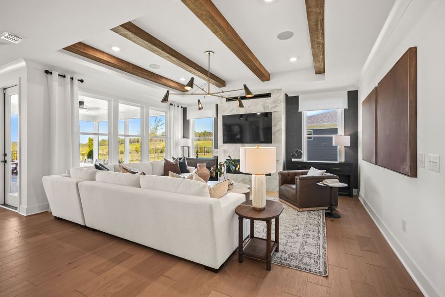 Representative furnished interior of a home built from the Renown by Del Webb in Del Webb Carolina Ridge, Midland (Image 16).