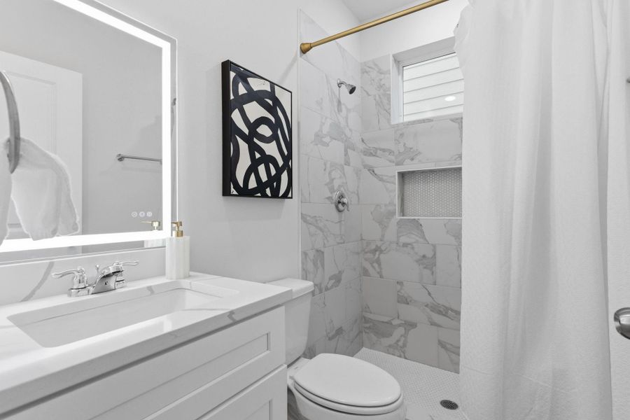 Furnished interior view inside a new home in , Houston (Image 13).