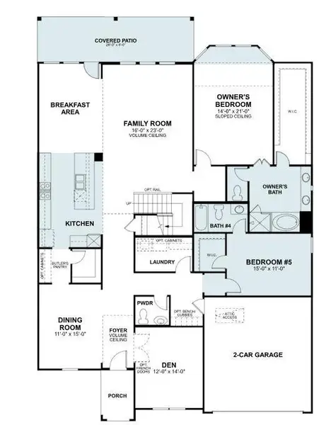 2D floor plan layout of this home in Barksdale, Leander, TX (Image 3). 2D floor plan layout of this home in Barksdale, Leander, TX (Image 3).