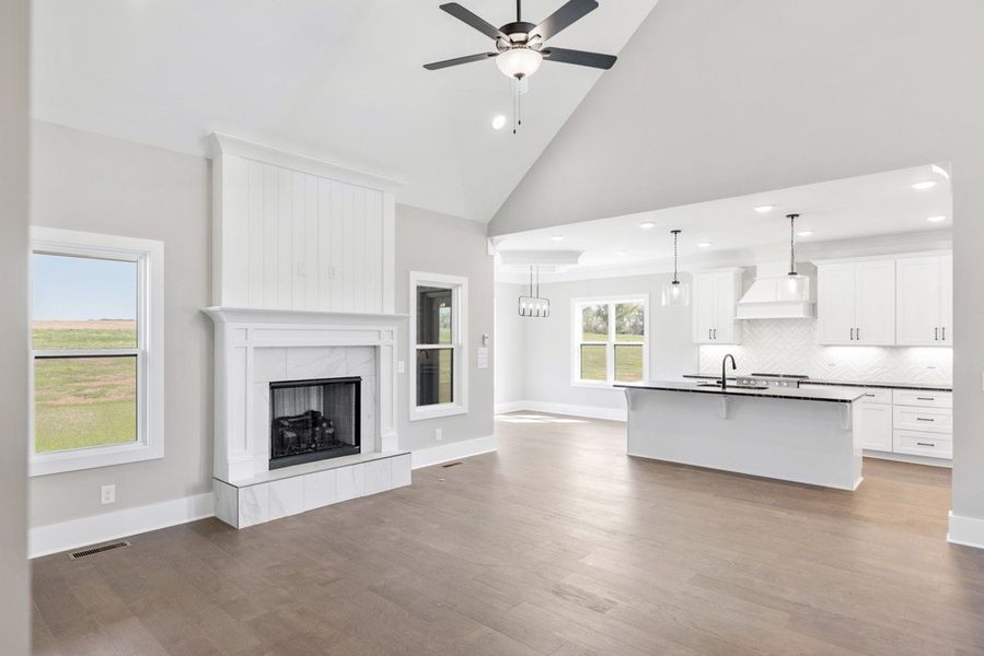 Furnished interior view inside a new home in Whisper Hill, Wendell (Image 7).