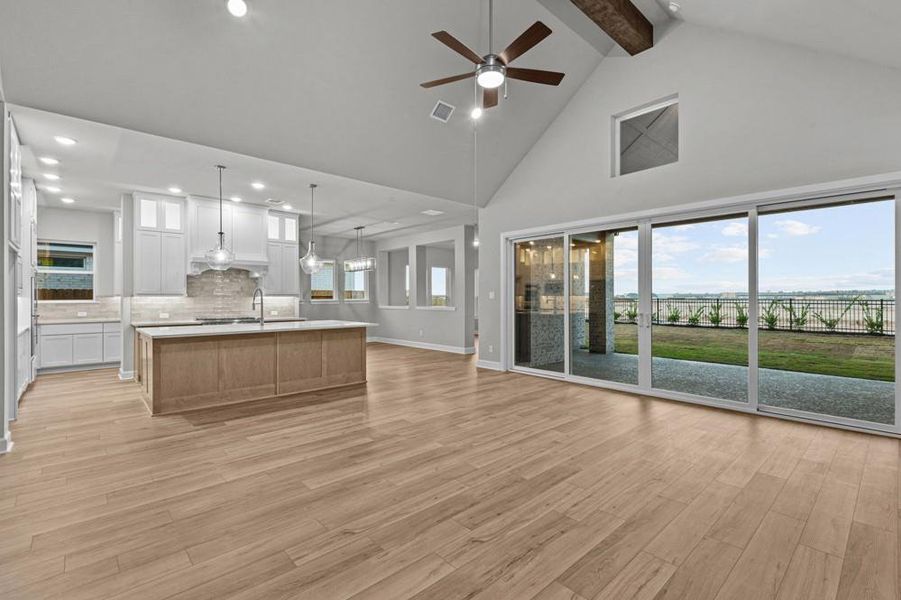 REPRESENTATIVE PHOTO: View of Living and Kitchen area