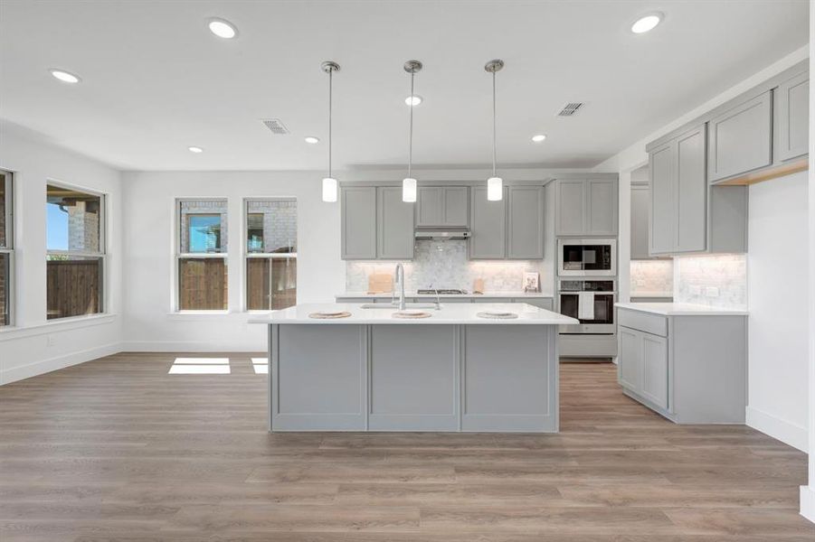 Furnished interior view inside a new home in Vintage Village, Argyle (Image 6).