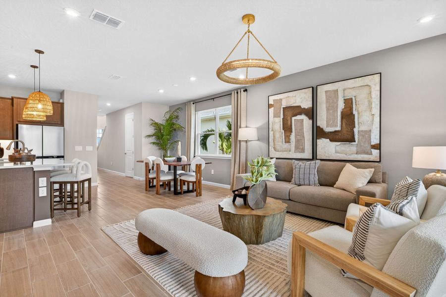 Representative furnished interior of a home built from the Brookstone by Mattamy Homes in Summerlit, Naples (Image 7).