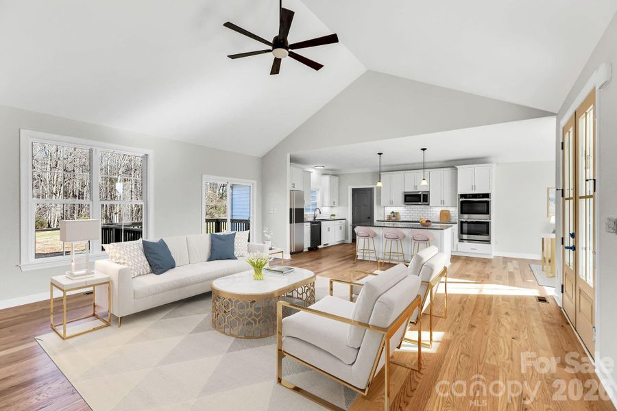 Furnished interior view inside a new home in , Salisbury (Image 14).