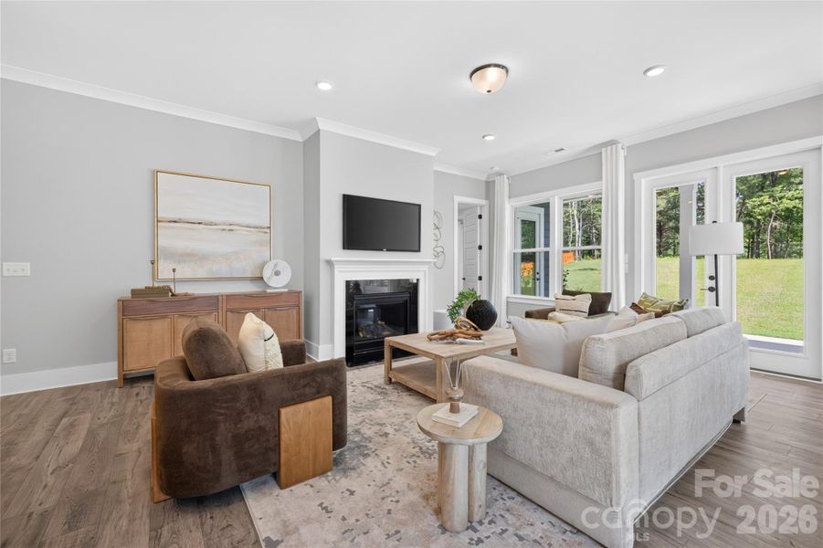 Furnished interior view inside a new home in Edgewater Lakeview On Your Lot, Lancaster (Image 9).