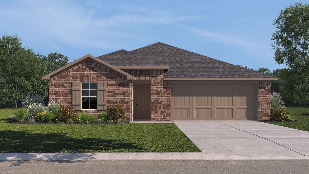 Front exterior of a home in the Rancho Vista community, located in Corpus Christi, TX (Image 11).