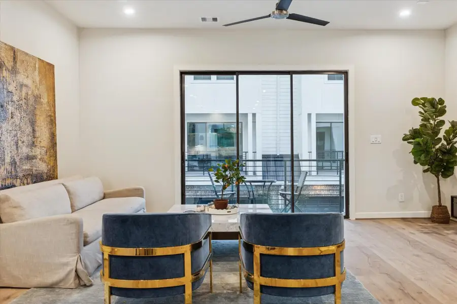 Furnished interior view inside a new home in Willowbend Point, Houston (Image 14).