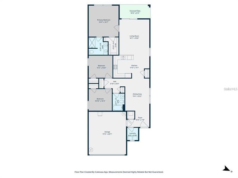 2D floor plan layout of this home in , Wesley Chapel, FL (Image 4).