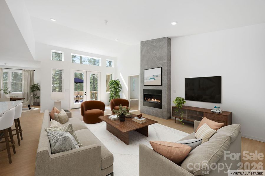 Furnished interior view inside a new home in , Flat Rock (Image 18).