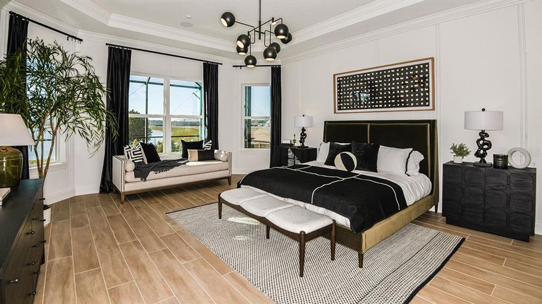 Furnished interior view inside a new home in Esplanade at Center Lake Ranch, St. Cloud (Image 15). Furnished interior view inside a new home in Esplanade at Center Lake Ranch, St. Cloud (Image 15).