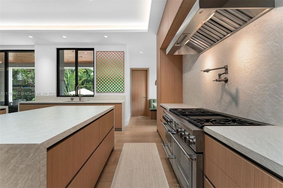 Furnished interior view inside a new home in , Miami (Image 53).