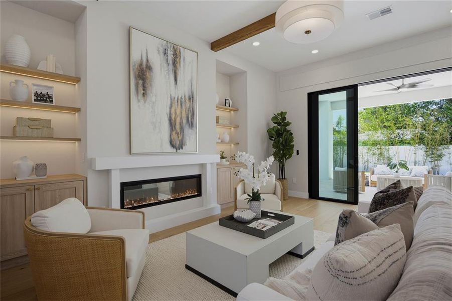 Furnished interior view inside a new home in , Winter Park (Image 17).