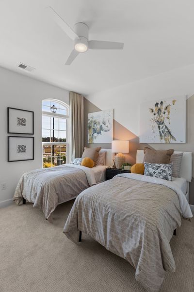 Representative furnished interior of a home built from the The Shorebreak by Chesapeake Homes in Traditions at Carolina Forest, Myrtle Beach (Image 46).