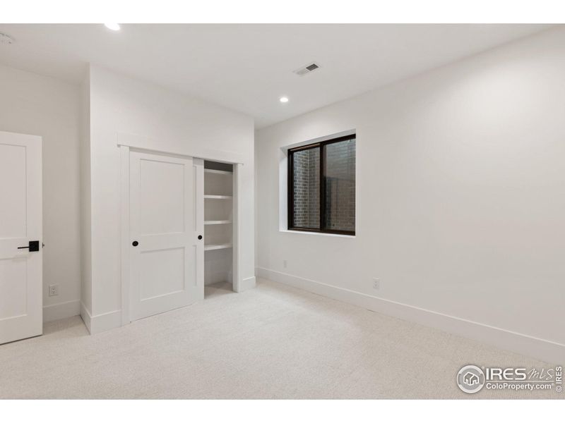 Basement bedroom