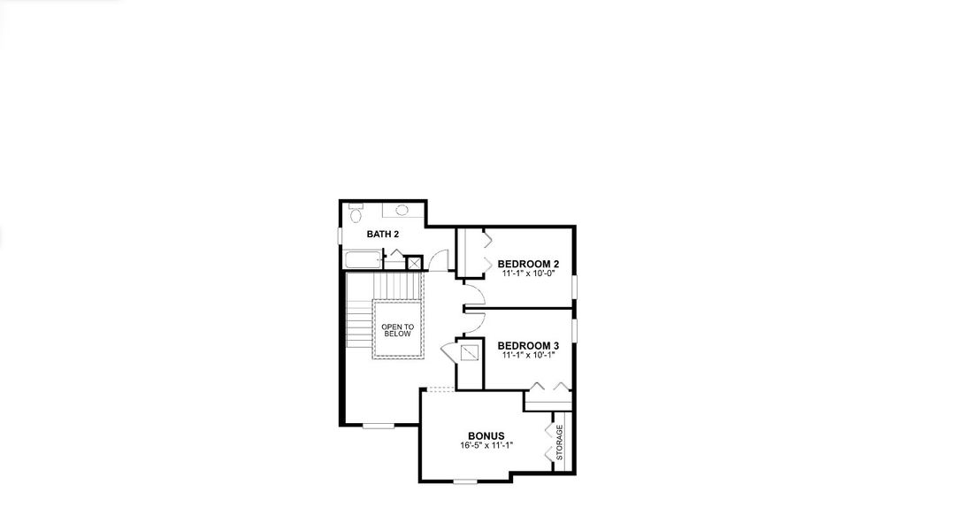 2D floor plan layout for the Celebration by M/I Homes in Southpointe, Palmetto, FL (Image 4).