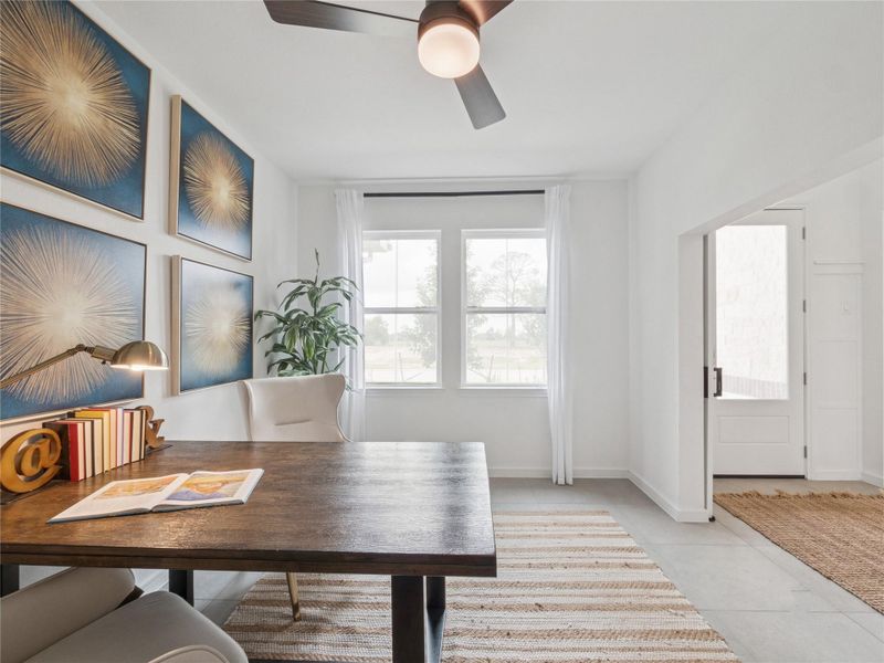 Convenient home office (*Photo not of actual home and used for illustration purposes only.)