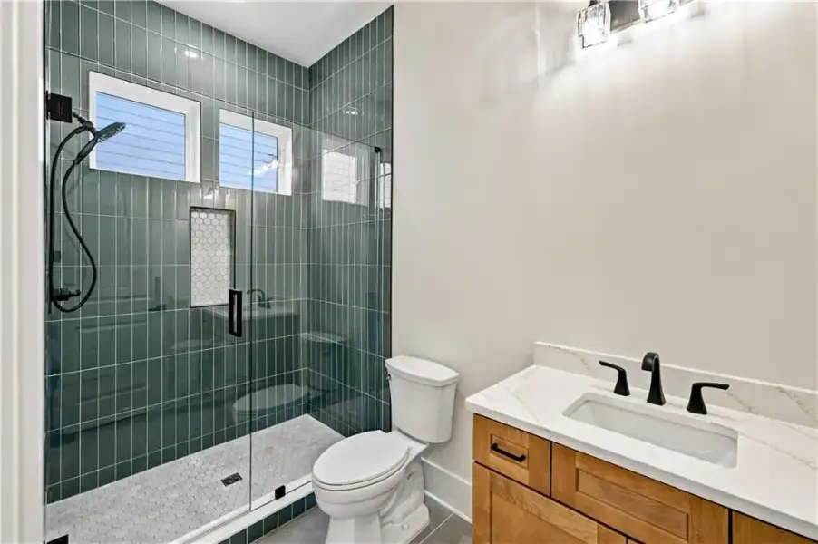 Furnished interior view inside a new home in , Atlanta (Image 6).