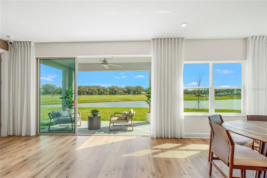 Furnished interior view inside a new home in North River Ranch -  Longmeadow, Parrish (Image 5).
