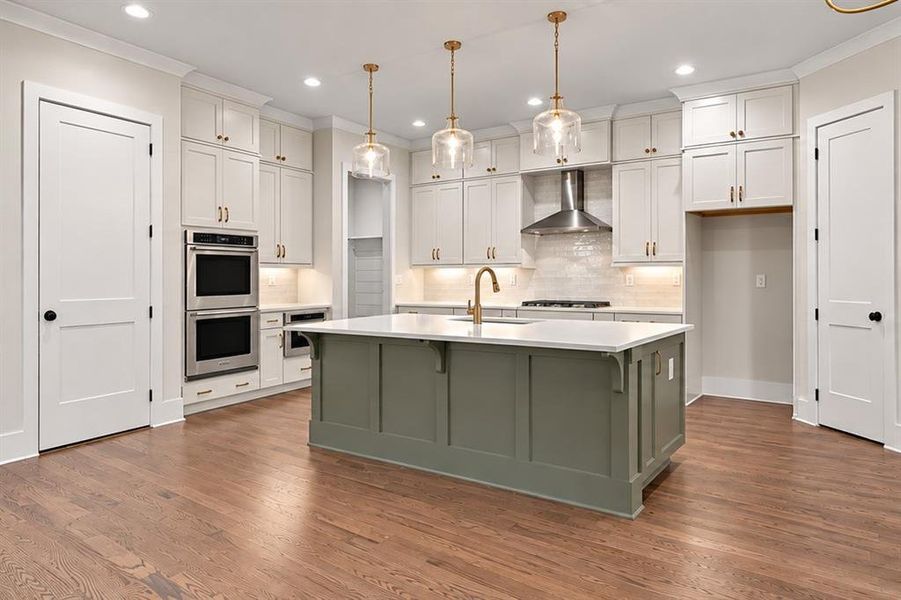 Furnished interior view inside a new home in , Canton (Image 8).