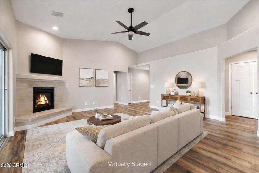 Tatanka staged living room