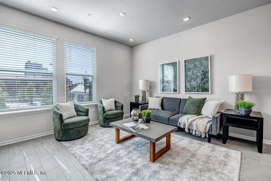 Furnished interior view inside a new home in , Jacksonville (Image 20).
