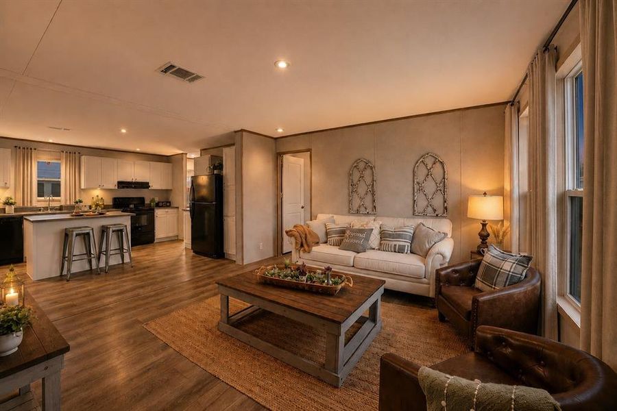 Furnished interior view inside a new home in , Azle (Image 9).
