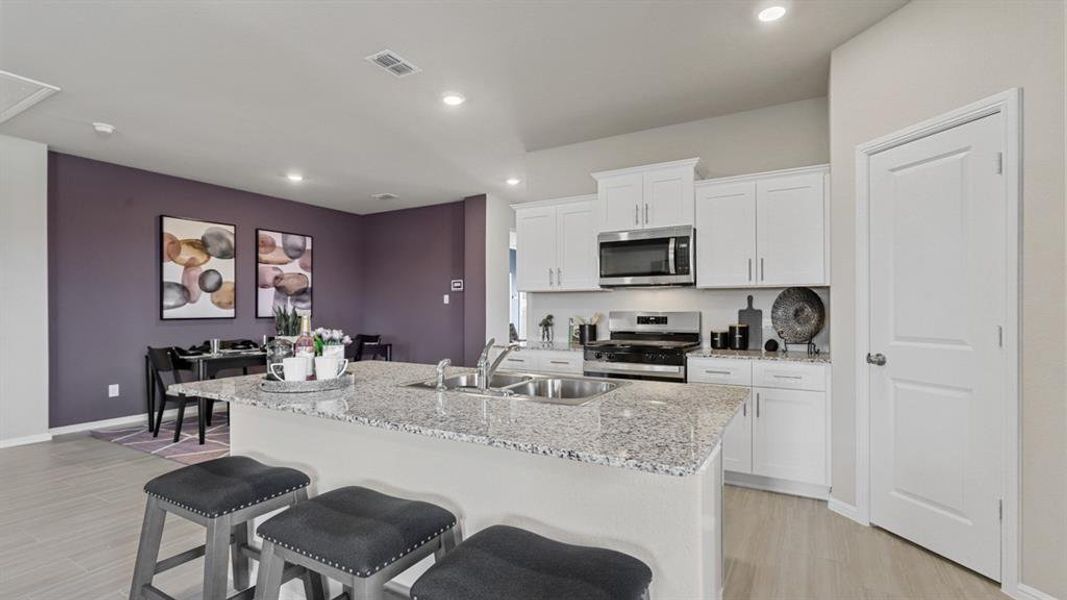 Furnished interior view inside a new home in Townes Landing, Fort Worth (Image 7).