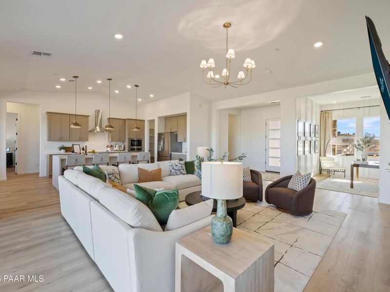 Furnished interior view inside a new home in Hidden Hills, Prescott (Image 7).
