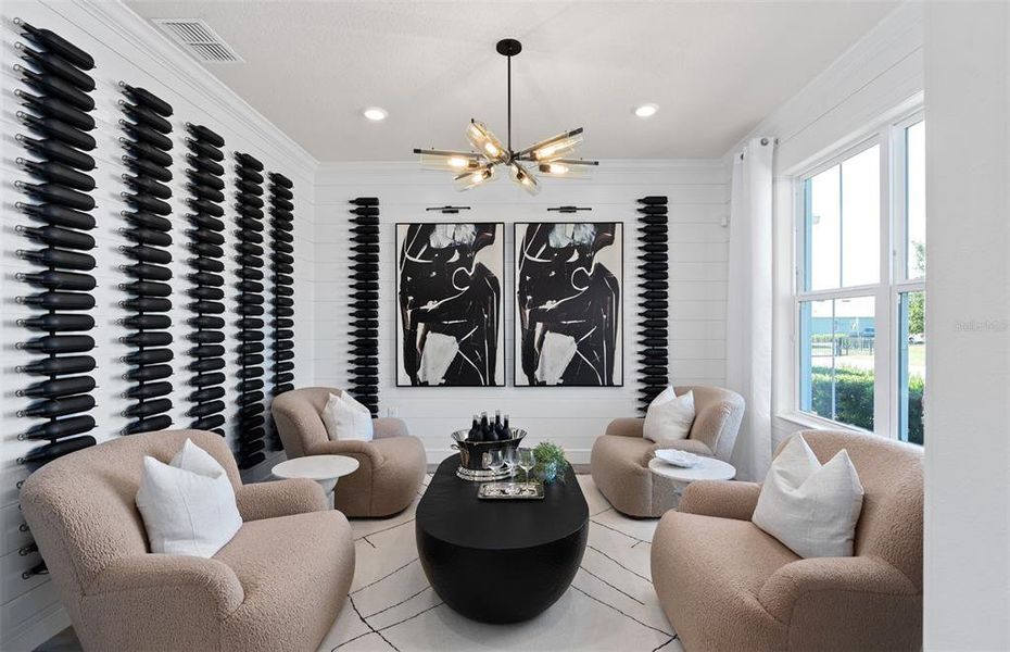 Furnished interior view inside a new home in Del Webb Sunbridge, St. Cloud (Image 15).