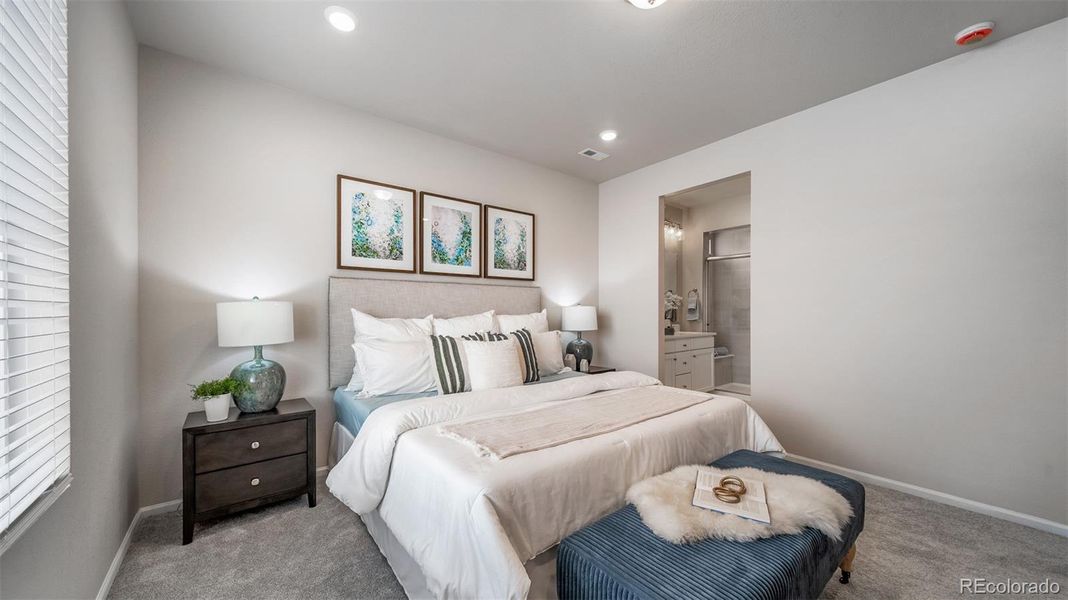 Furnished interior view inside a new home in , Aurora (Image 28).