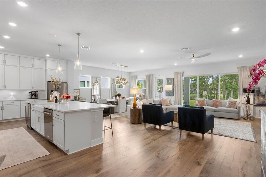 Furnished interior view inside a new home in , Odessa (Image 45).